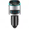 FM siųstuvas 4smarts 456201 Cigar lighter Juoda Sidabrinė AM FM Bluetooth