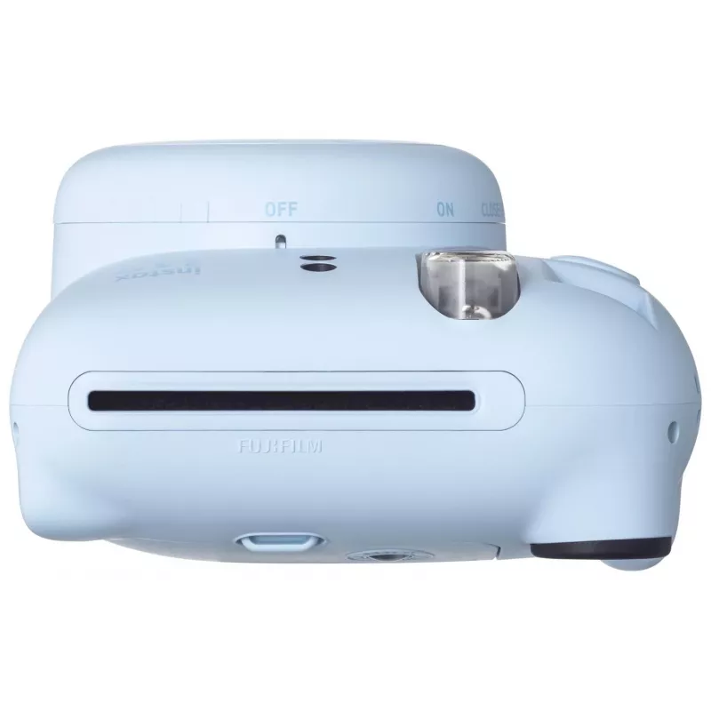 Fujifilm Instax Mini 12 mėlyna momentinė kamera – 86 x 54 mm nuotraukos, 60 mm židinio nuotolis, elektroninė sklendė