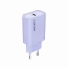 Sieninis įkroviklis CANYON OnCharge 30CL, 30W USB-C PD, 1x PD išvestis, EU kištukas, violetinė