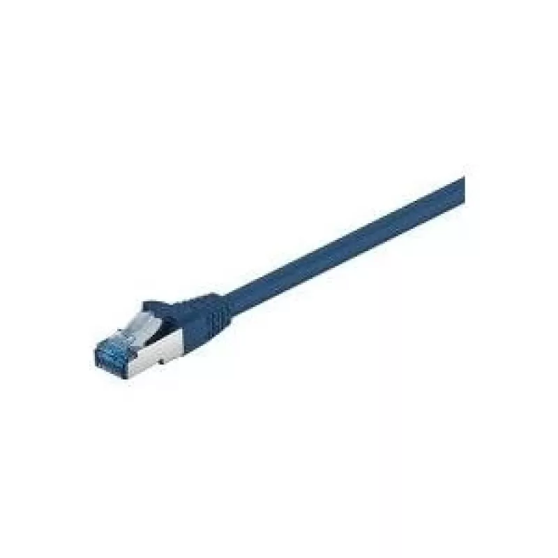 Wentronic Goobay CAT 6a komutacinis kabelis, S/FTP (PiMF), mėlynas, 2 m - LSZH be halogenų, varinis (93738)