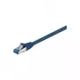Wentronic Goobay CAT 6a komutacinis kabelis, S/FTP (PiMF), mėlynas, 2 m - LSZH be halogenų, varinis (93738)