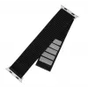 Pakaitinis nailoninis dirželis FIXED Sporty Strap Fixed FIXNST2-1029-BK, skirtas Apple Watch Ultra 49mm, juodas, 160–210 mm ilgis