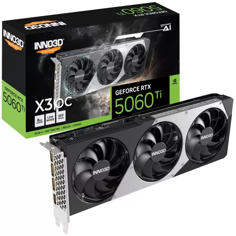 INNO3D GeForce RTX 5060 Ti X3 OC 8GB GDDR7 vaizdo plokštė