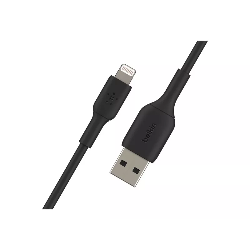 BELKIN PVC USB LAIDAS USB-A - LIGHTNING, 1M, JUODAS