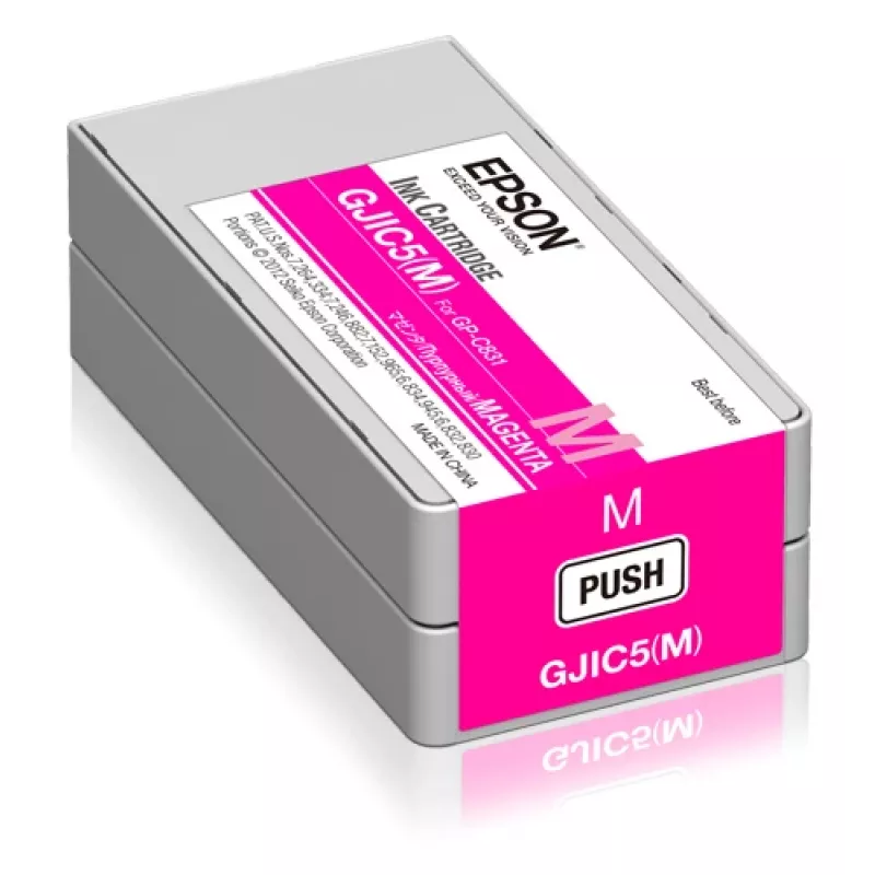 Epson GJIC5(M): Rašalo kasetė, skirta ColorWorks C831 (Purpurinė) (MOQ=10)