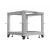 Stovas 19 inch 9U 600x600–1100 reguliuojamas pilkas