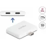 DELOCK USB Type-C adapteris — USB-C duomenys 10 Gbps, vaizdas 4K@60Hz, PD 92W (modelis 61088)