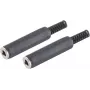 Laidų jungtis ShiverPeaks BS50700-2 6,3 mm juoda