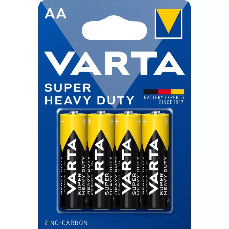 Vienkartinė baterija Varta SUPERLIFE AA Cinko-anglies 16.7 g 50.5 mm