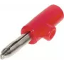 Banana Plug ShiverPeaks 56200-R, raudonas — garso jungtis garsiakalbiams ir stiprintuvams