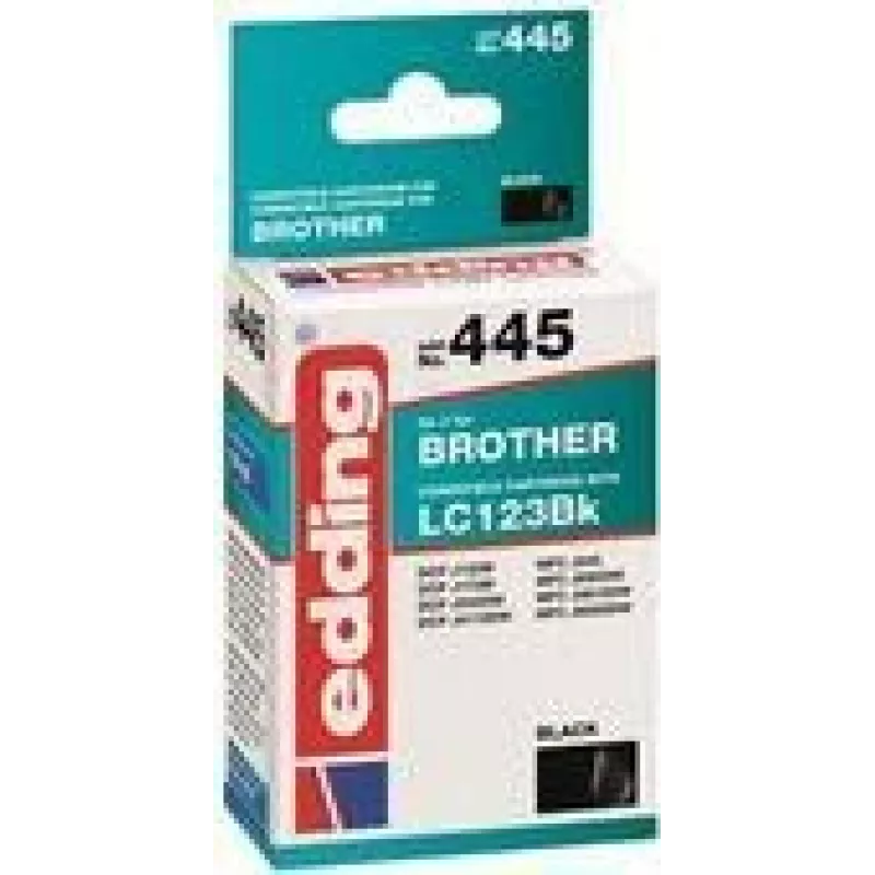 EDD-445 - Rašalas - Brother - juoda - LC123BK - papildymas (18-445)