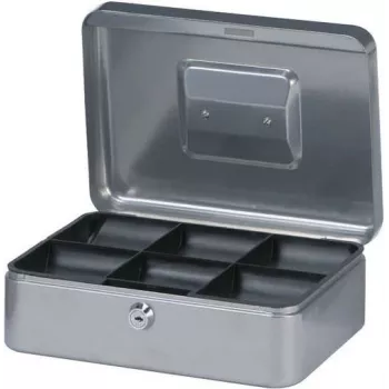 MAUL Geldkassette, sidabrinė, matmenys: (P)250 x (G)191 x (A)88 mm (56113-95)