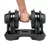 Reguliuojamas ketaus svarmenėlis Rebel RBA-2303 — iki 24 kg, juodas, vientisas