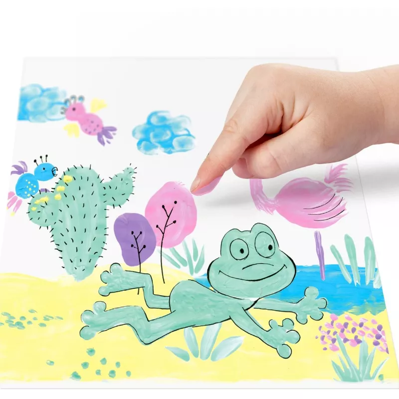 Pastelinių dažų rinkinys Staedtler 8816P C6 — 6 vienetų pasteliniai dažai mėlynos, mėtinės, oranžinės, rožinės, violetinės, geltonos spalvų