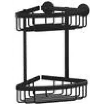 tesa 40507-00000-00 ALUXX Juoda kampinė lentynėlė lipni juoda (matinė) (40507-00000-00)