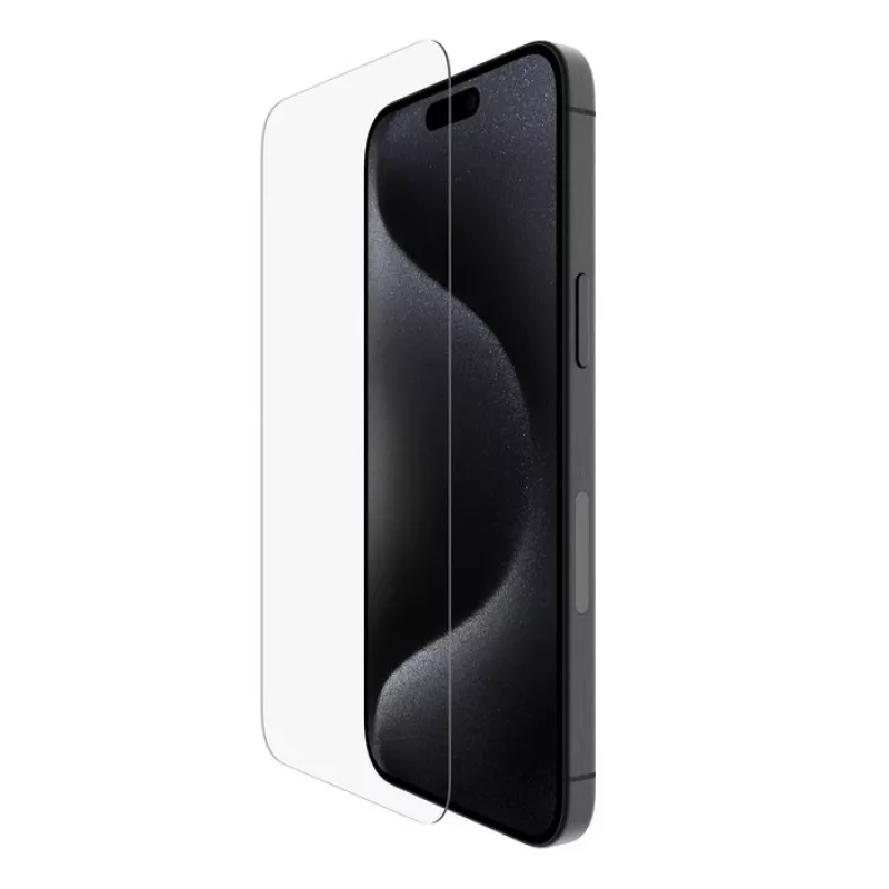Ekrano apsauga Belkin ScreenForce iPhone 16 Pro Max antibakterinė, atspari smūgiams ir įbrėžimams