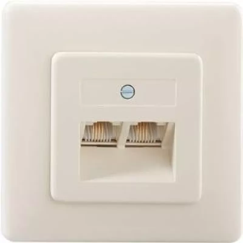 RJ-45 lizdas Rutenbeck 13011240 Baltas