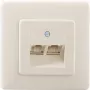 RJ-45 lizdas Rutenbeck 13011240 Baltas