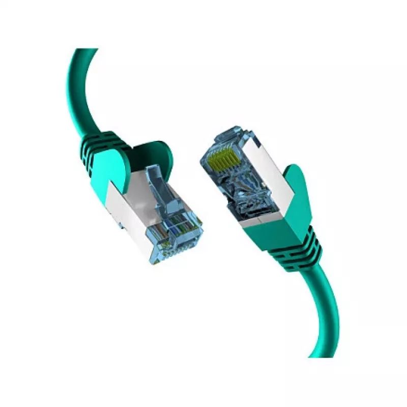 EFB-Elektronik RJ45 plėstuvinis laidas su Cat.7 neapdorotu kabeliu, žalias, 5 m, S/FTP PIMF tinklo kabelis, LAN, DSL, gamintojas: EFB Elektronik (EC020200197)