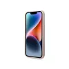 Karl Lagerfeld KLHMP14XSLKHLP iPhone 14 Pro Max 6.7 kietas dėklas šviesiai rožinis / šviesiai rožinis Silikonas Karl coliais Galvutė Magsafe