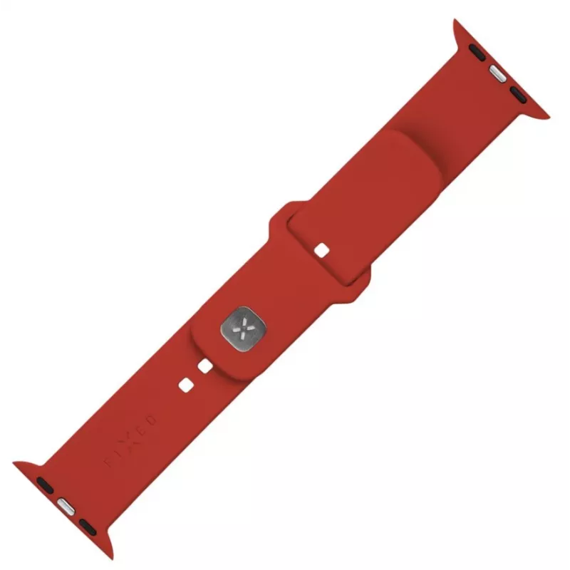 Silikoninis dirželis FIXED FIXSST2-1029-RD, skirtas Apple Watch Ultra 49 mm, raudonas, fiksuoto sportinio dizaino