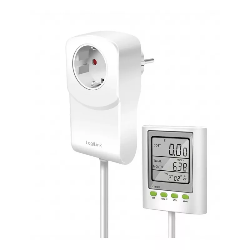 Energijos sąnaudų matuoklis LogiLink EM0006 energijos stebėjimas