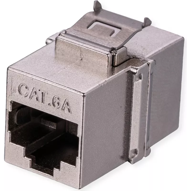 VALUE RJ45 mova ekranuota Cat.6A sidabrinė trumpa (26.99.0379)