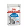 Šlapias kačių maistas Royal Canin Indoor Sterilized 85 g pakuotė — suaugusios patalpose laikomos sterilizuotos katės, paukštienos skonio, pakuotė 12 x 85 g
