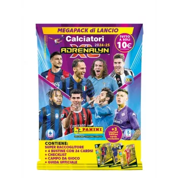Prekybos kortelių pradinis rinkinys PANINI „Italian League 2025“ Mega Starter Set
