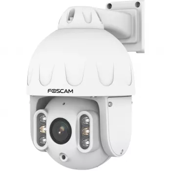 „Foscam SD8EP PoE“ apsaugos kamera, balta, 8 MP (3840 x 2160), maitinimas per eternetą, pasukimo ir pakreipimo funkcija, 4 kartų optinis priartinimas