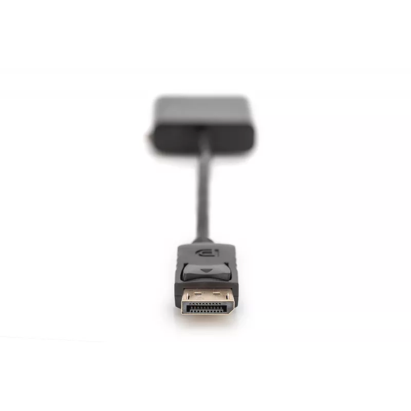Assmann DisplayPort adapter cable. DP - DVI (24+5) M/F. 0.15m.w/interlock. DP 1.1 compatible. UL. bl. w/o shielding. 32AWG (AK-340409-001-S)