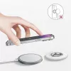 SODI dvipusis magnetinis žiedinis stovas BM-350 baltas, suderinamas su MagSafe
