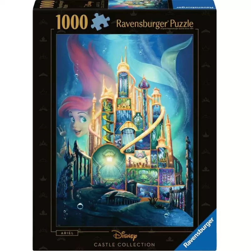 Dėlionė Disney Castle Collection: Arielle (1000 dalių)
