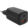 Qoltec 50766 mobiliojo įrenginio įkroviklis Nešiojamam kompiuteriui, Nešiojamai žaidimų konsolei, Power bank, Išmaniajam telefonui, Išmaniajam laikrodžiui, Planšetei Juodas AC Greitas įkrovimas Vidaus naudojimui