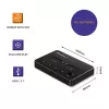 Qoltec 50310 Diskų prijungimo stotelė 2x SSD M.2 SATA NGFF USB Type C