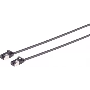 Tinklo kabelis ShiverPeaks 08-47055 Cat8.1 U/FTP (STP) RJ-45 – RJ-45 5 m juodas