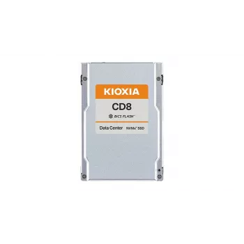 SSD 2,5 col. Kioxia CD8-R — 3,84 TB NVMe PCIe 4.0 (x4), 7200/3800 MB/s, 2,5 col. 15 mm, serveriams/darbo stotims