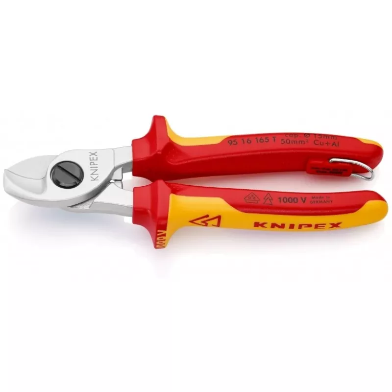 Knipex 95 16 165 T kabelių užspaudimo įrankis Užspaudimo įrankis Juoda, Geltona