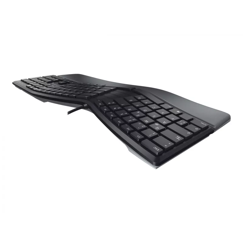 CHERRY KC 4500 ERGO klaviatūra Universali USB QWERTY Nordic Juoda