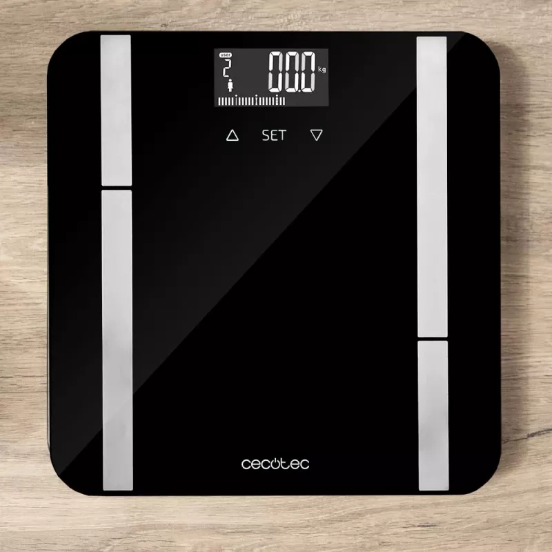 Cecotec | Svarstyklės vonios kambariui | Surface Precision 9450 Full Healthy | Maksimalus svoris (talpa) 180 kg | Tikslumas 100 g | Juoda