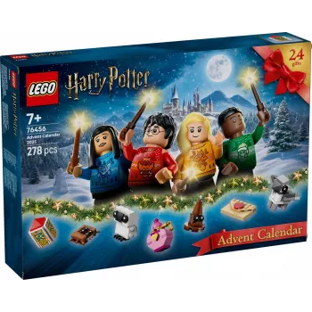 Statybinis žaislas LEGO Harry Potter Advento kalendorius 2025 rinkinys 76456 — 278 detalės, 8 minifigūrėlės, amžius 7+