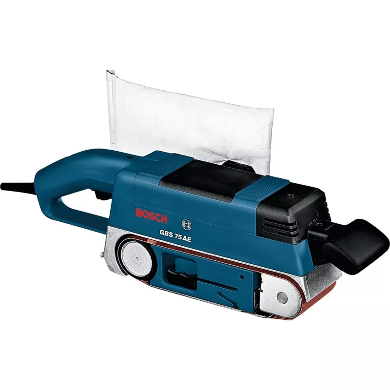 Bosch GBS 75 AE juostinis šlifuoklis Mėlynas 750 W