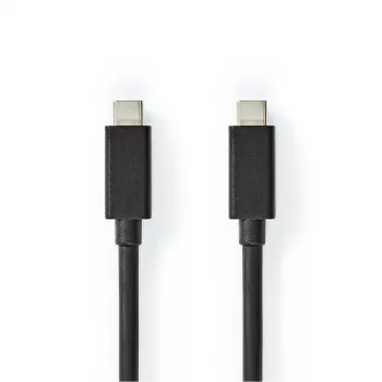 Nedis 2 m USB laidas 3.2 Gen 2x2 100 W, 4K@60Hz, 20 Gbps (CCGL64020BK20)
