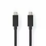 Nedis 2 m USB laidas 3.2 Gen 2x2 100 W, 4K@60Hz, 20 Gbps (CCGL64020BK20)