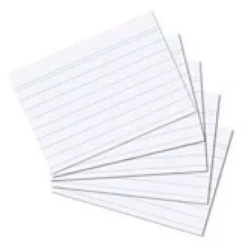 Index Card Herlitz 1150705 White 100 vnt.