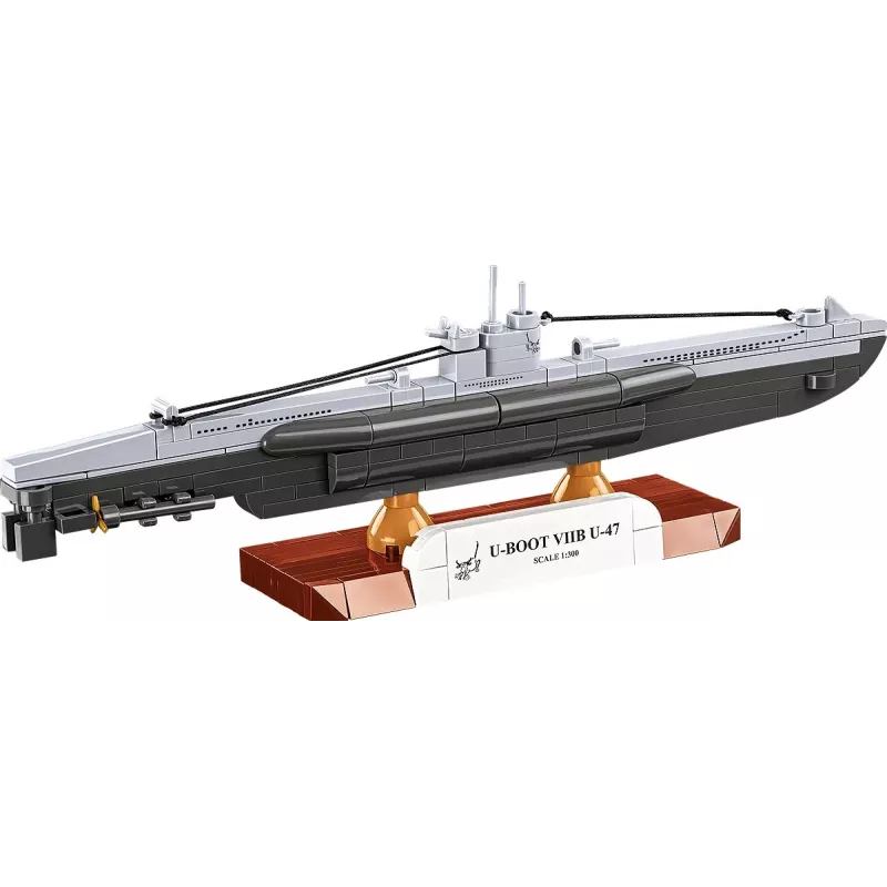 Cobi U-47 T.VIIB 1:300 povandeninio laivo modelio rinkinys