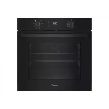 INDESIT orkaitė | IO K55C B | 71 L | Elektrinė | Katalizinė | Elektroninė | Aukštis 59.5 cm | Plotis 59.5 cm | Juoda