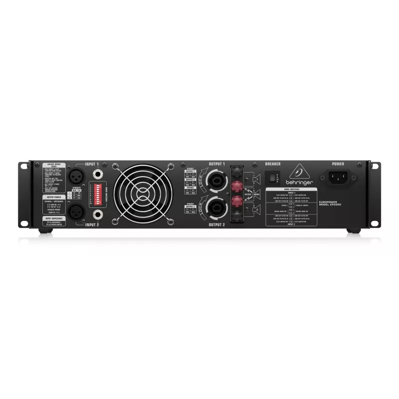 Behringer EP2000 garso stiprintuvas, spektakliams / scenai, juodas
