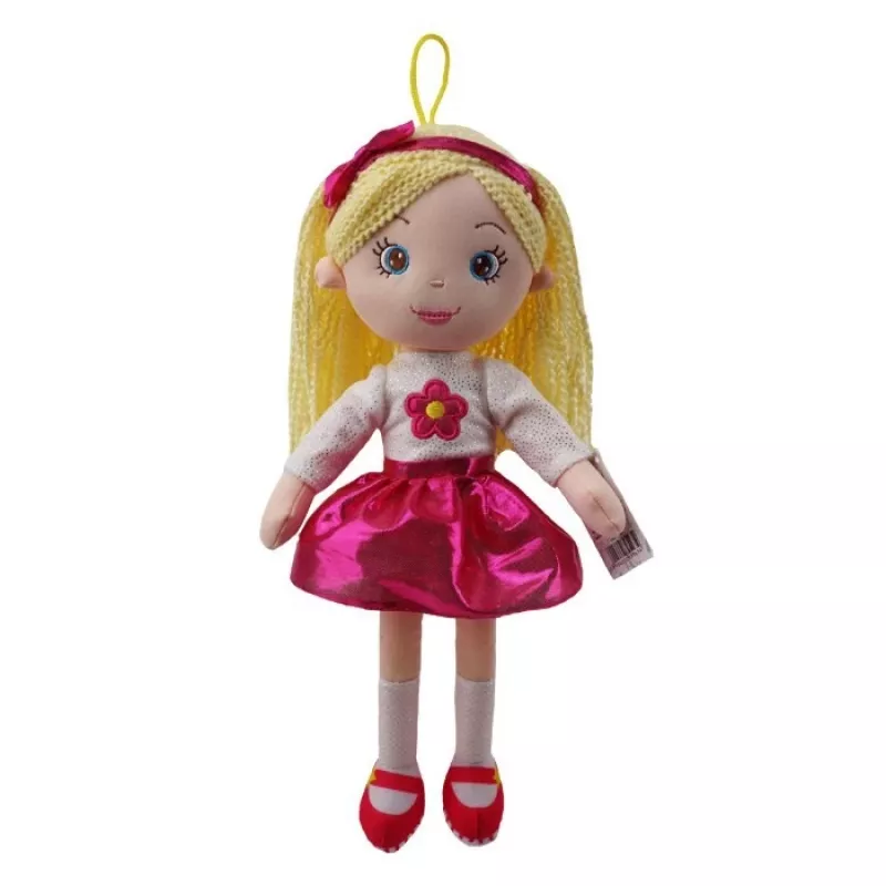 TULILO Eliza skudurinė lėlė 38 cm minkštas žaislas žaidimams ir demonstravimui