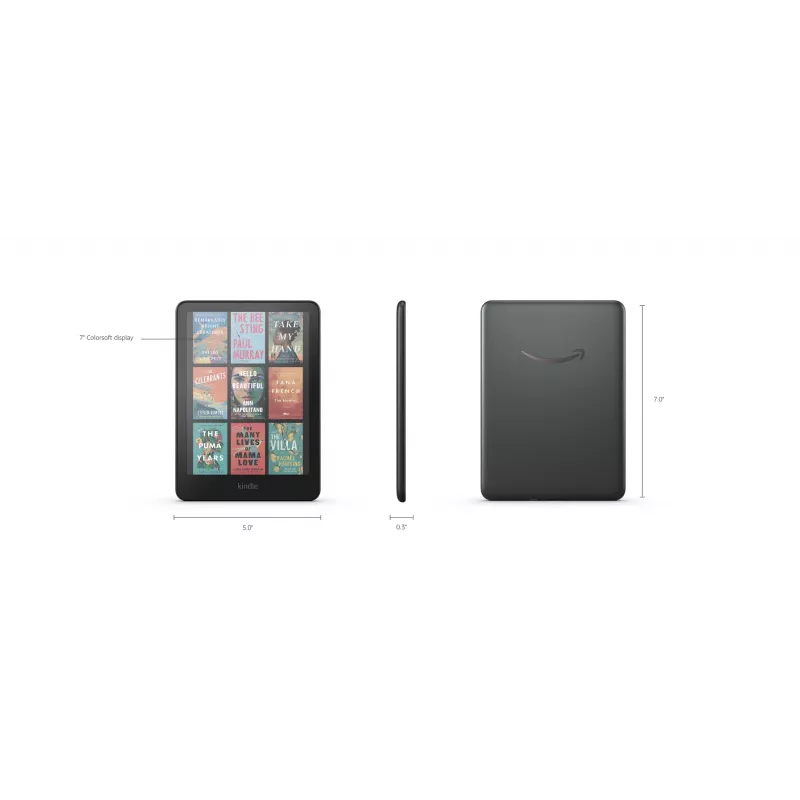Amazon Kindle Colorsoft Signature Ed. el. knygų skaityklė liečiamas ekranas 32 GB Wi-Fi Juoda